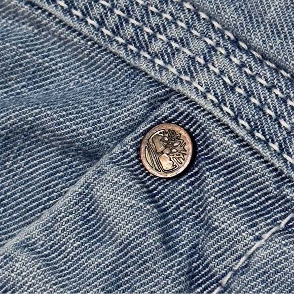 Timberland Vintage Women’s Jean Carpi Pants Size 12 Adjustable Waist 100% Cotton - Picture 7 of 10